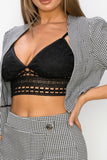 Houndstooth Open-front Blazer & Skort Set