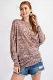 Tribal Printed Knit Top